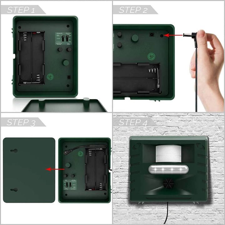 BowLift | Ultrasonic Woodpecker Repeller – Effective & Humane Bird Deterrent for Gardens & Homes