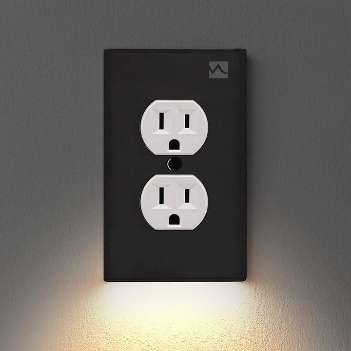 BowLift | Outlet wall plate with LED night lights