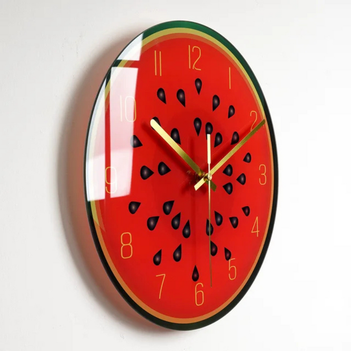 BowLift | Large Glass Wall Clock with Elegant Design Luxorix
