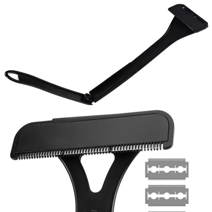 Extra-Long Handle Reach – Sharp Stainless Blades – Smooth Pain-Free Shave – Effortless DIY Grooming for Men Bowlift