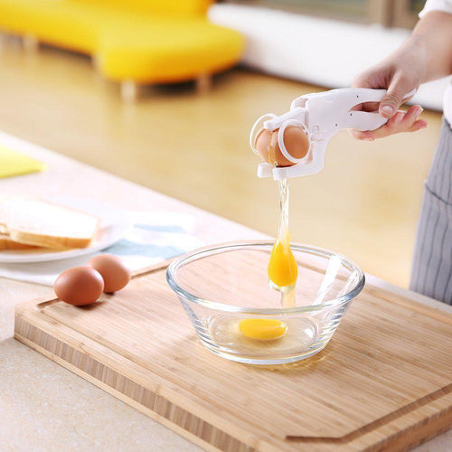 BowLift | New Easy Egg Cracker Handheld York White Separator