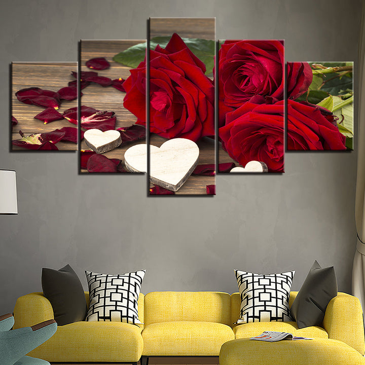 Roses of Love - Canvas Wall Art Painting | Bowlift