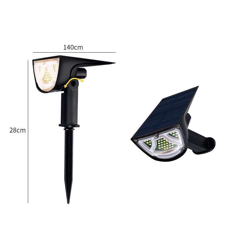 BowLift | Solar LED Spotlight – Outdoor lighting with solar panel for garden and pathways