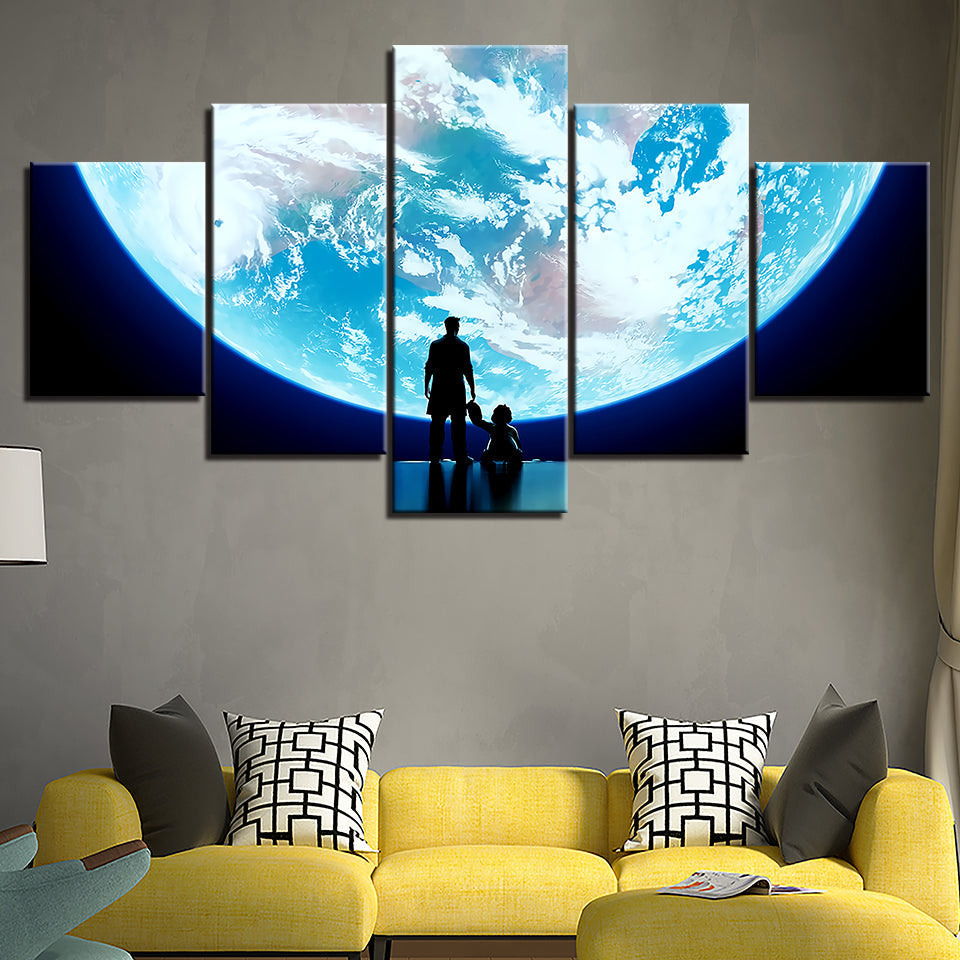 Big, Big World - Canvas Wall Art Painting | Bowlift