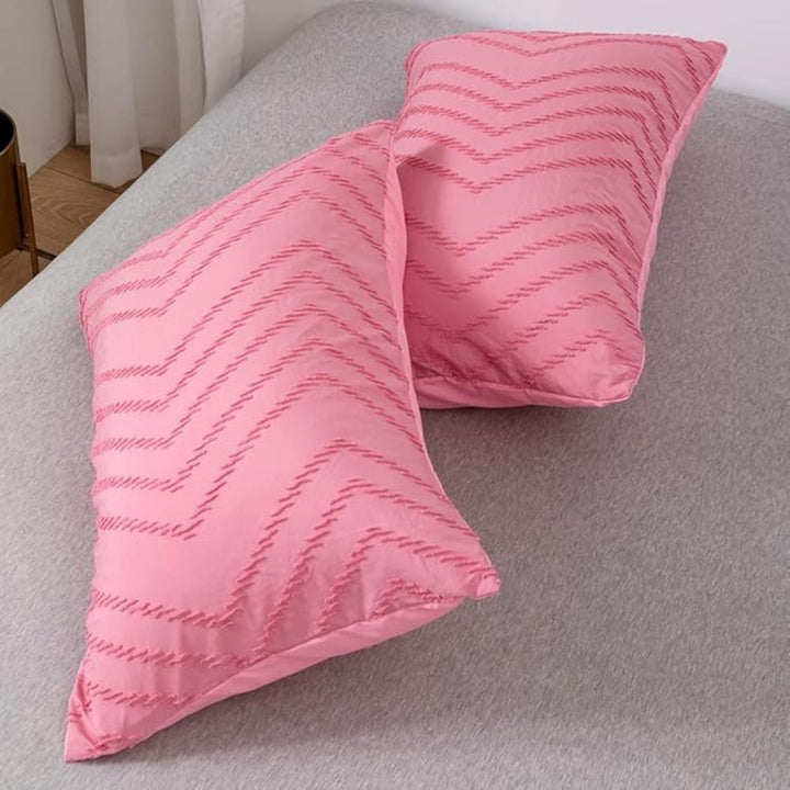 BowLift | Chevron Plush Quilt Cover | 3pcs Set