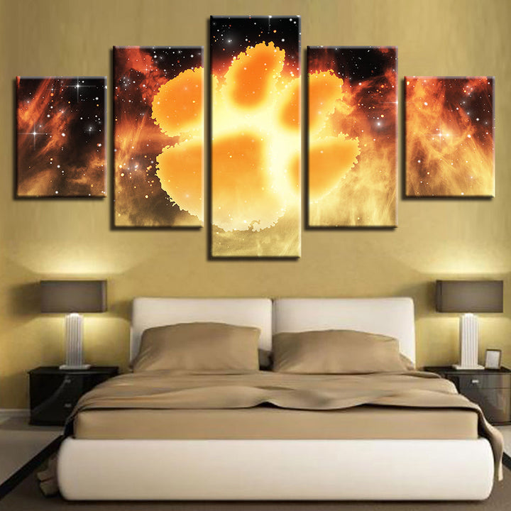 Clemson Tigers 5 Piece - Canvas Wall Art Painting | Bowlift