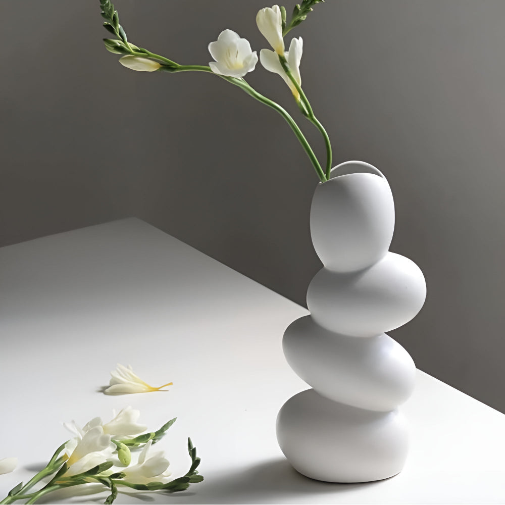 Large Egg-Shaped Modern Centerpiece Decoration Bowlift