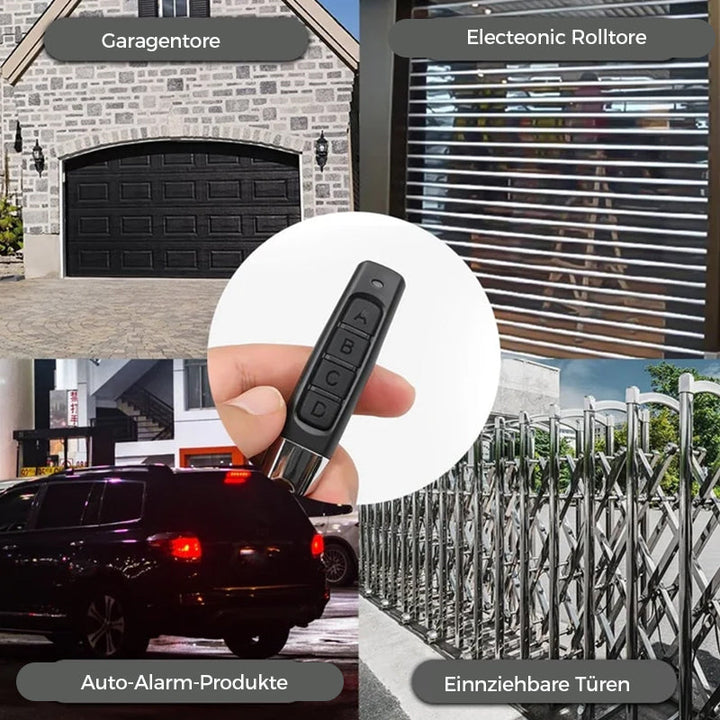 Remote control duplicator 433 MHz – 4-channel universal remote control with keychain