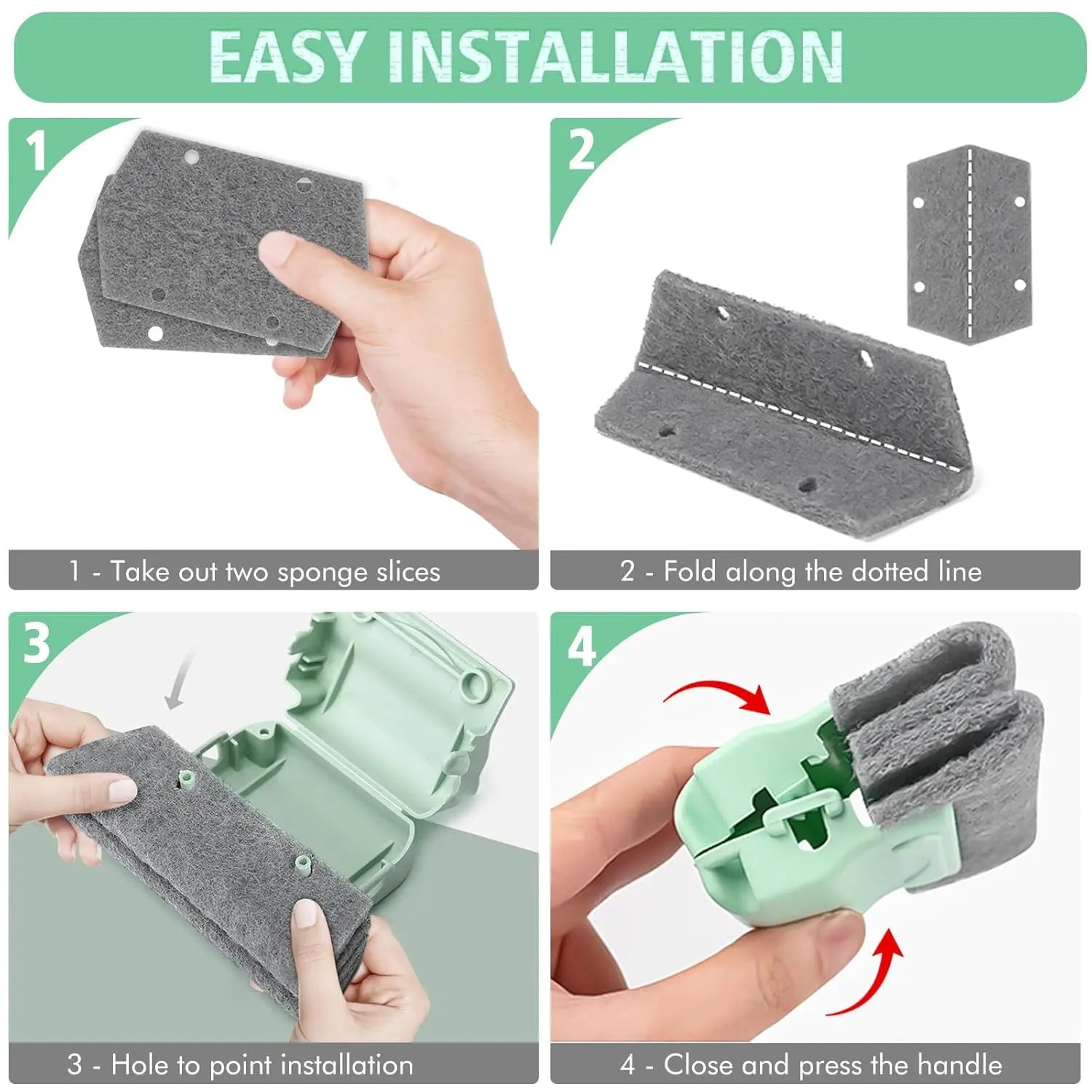 BowLift | 3+2 | Magical Window Joint Cleaning Brush – Effortless Deep Cleaning