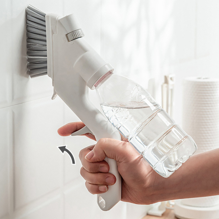 BowLift | Bathroom Tile Scrubber with Soap Dispenser