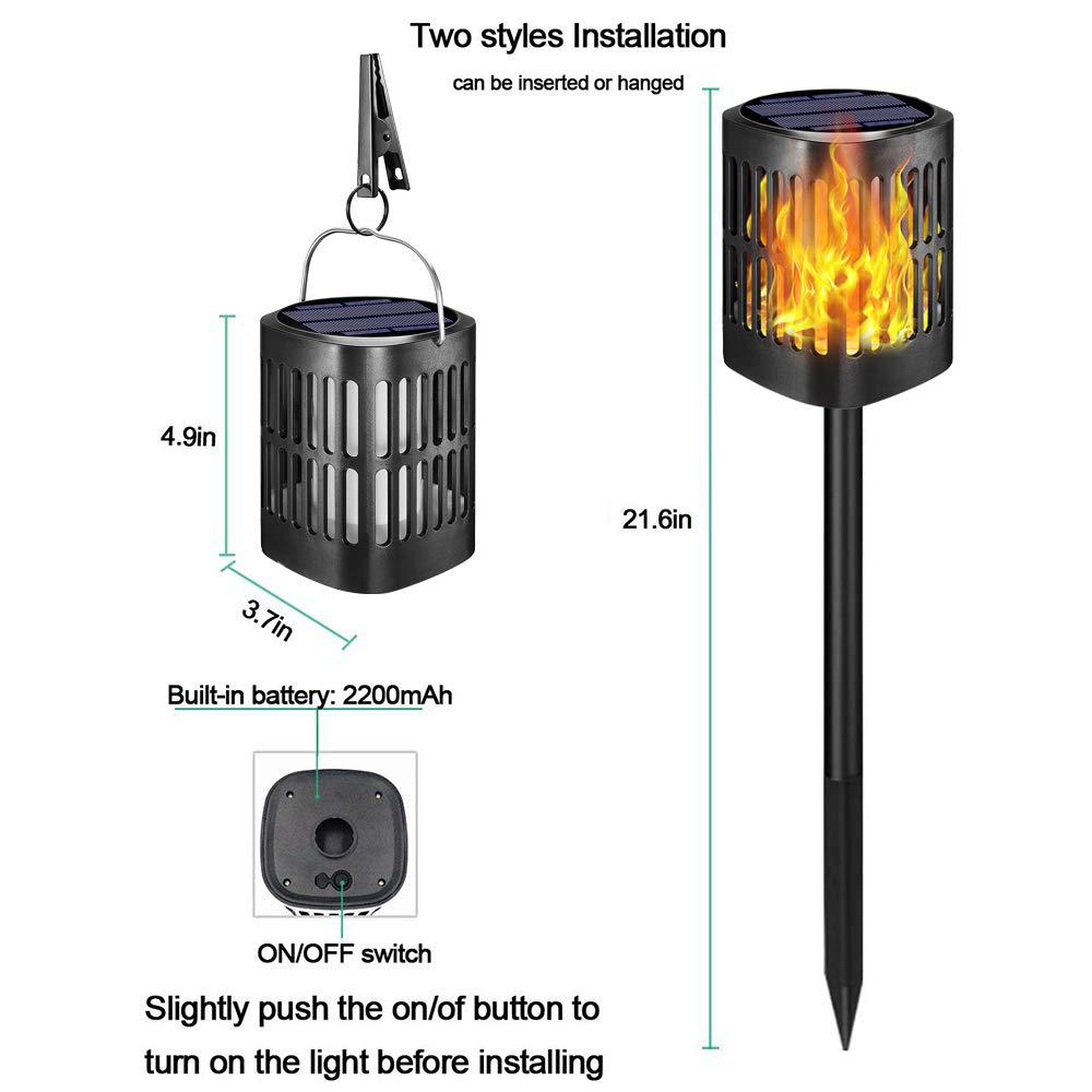 BowLift | Solar LED Flame Lantern – Decorative Outdoor Lighting for Garden and Terrace with Hanging Possibility