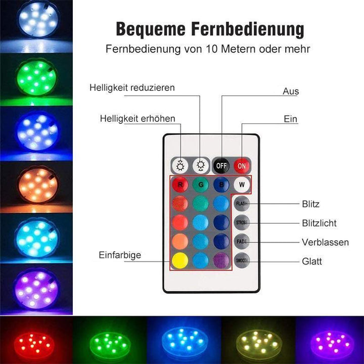 BowLift | LED submersible light with remote control for the pool