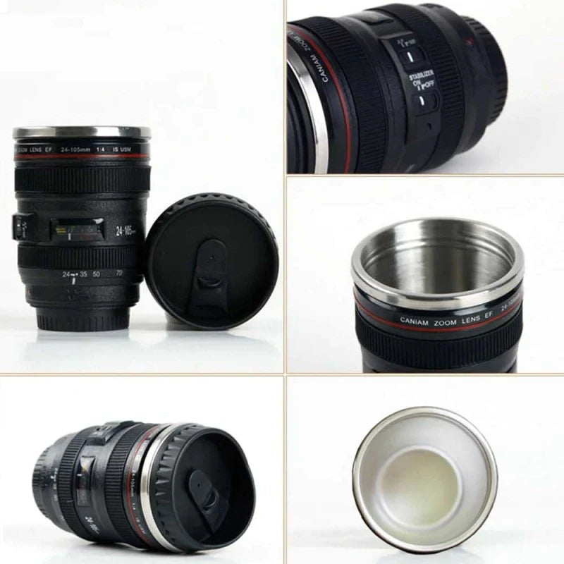 Creative Camera Lens Coffee Tea Mug 300 ML Bowlift