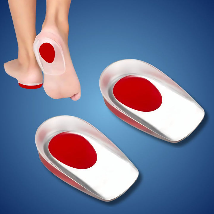 ComfortStep Plantar Heel Cups Gel Pads | Enhanced Cushioning - for Heel Pain Relief and Foot Issues Bowlift