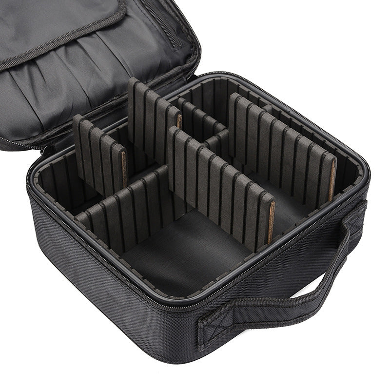 Makeup Cosmetic Storage Case with Adjustable Compartment | Bowlift