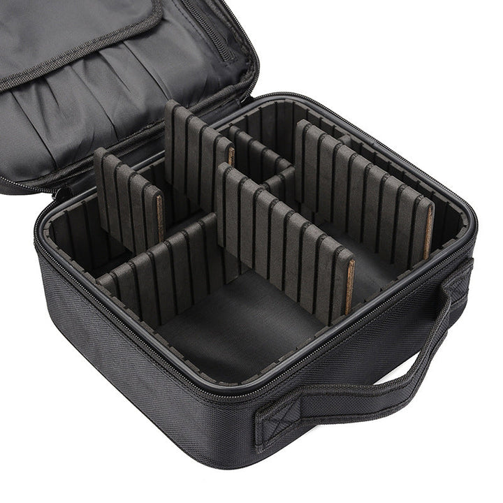 Makeup Cosmetic Storage Case with Adjustable Compartment | Bowlift