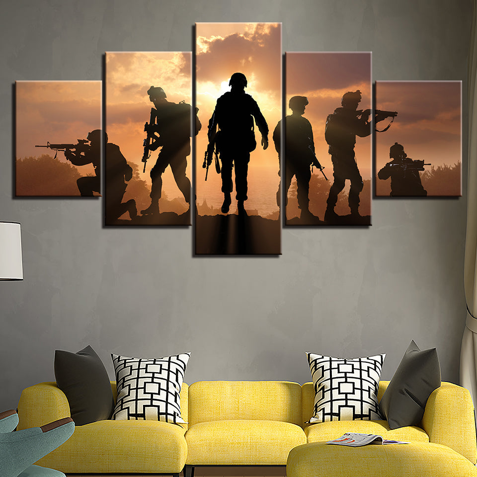 Our Heroes - Canvas Wall Art Painting | Bowlift