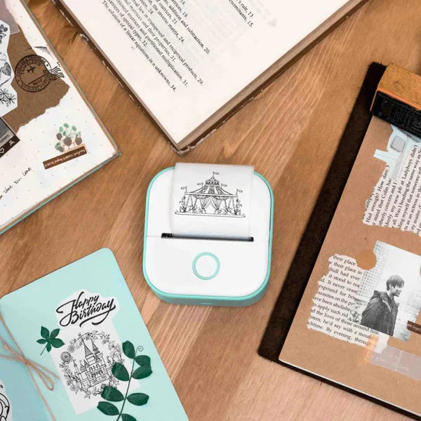 BowLift | PixiPrint – Inkless Mini Portable Bluetooth Printer for Photos, Notes & Documents