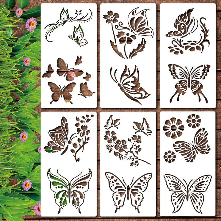 BowLift | Large Flower Stencils for Garden Fence