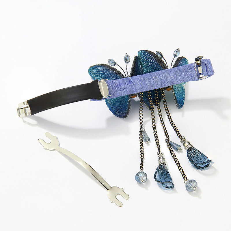 BowLift | Temperament Butterfly Rhinestone Tassel Hair Clip