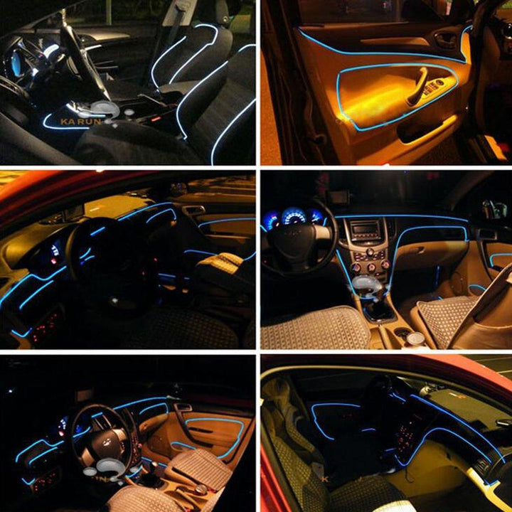 BowLift | 5 in 1 6.2M RGB LED Light Sound Active Car Interior Light