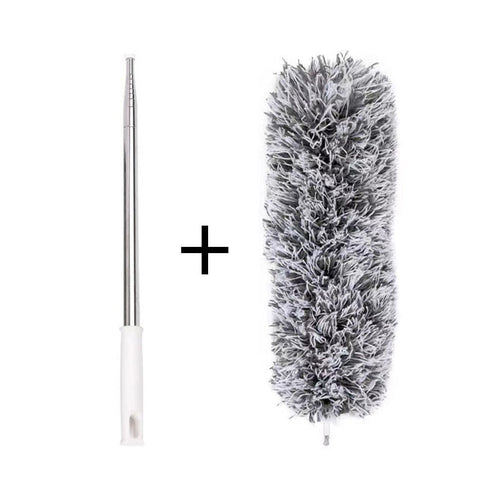 Retractable Washable Curved Microfiber Duster | Bowlift