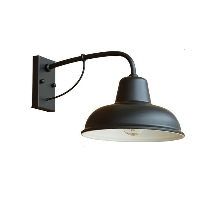 Vintage Iron Barn Waterproof Outdoor 1-Light Wall Sconce Lamp | Bowlift