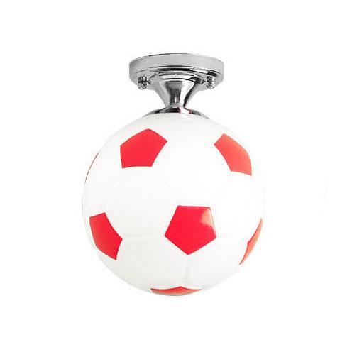BowLift | SportLume Creative Ceiling Light | Basketball & Football Design | Semi-Mount | Glass Lamp