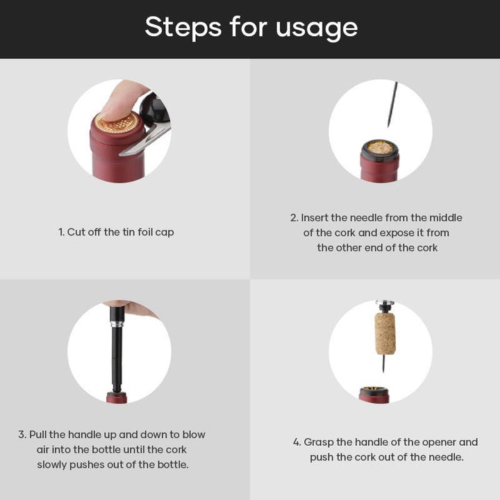 Air pump wine opener | Bowlift