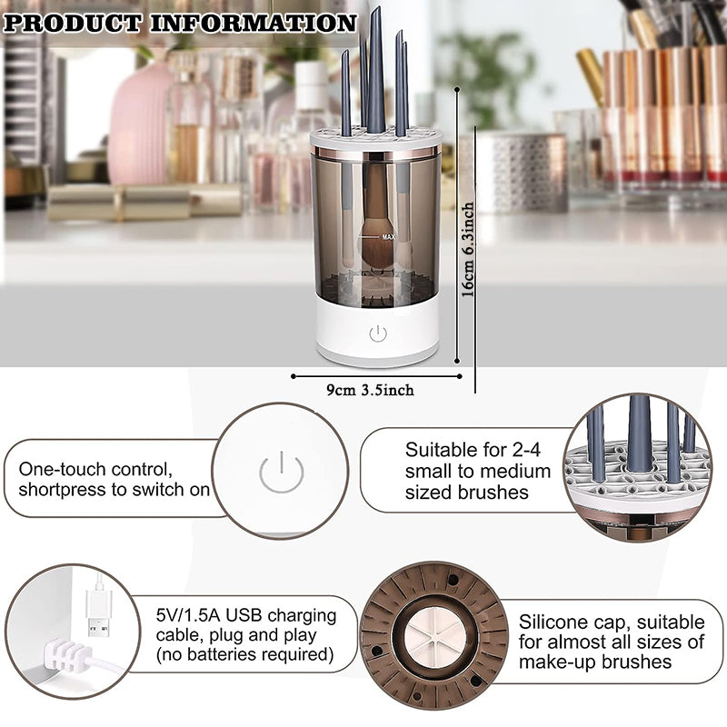 BowLift | Electric Makeup Brush Cleaner Machine