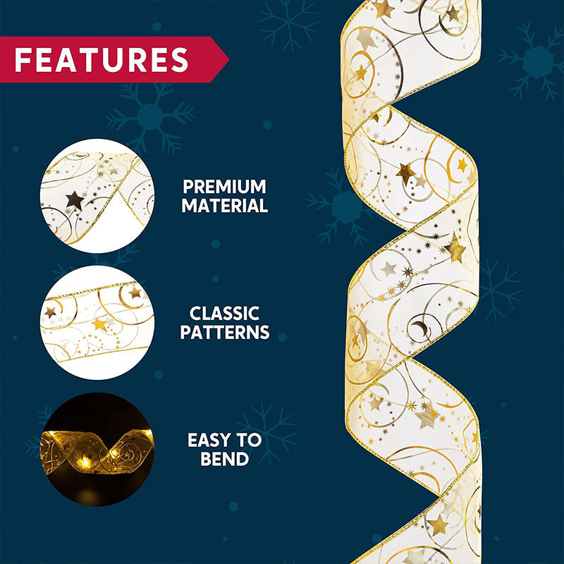BowLift | Ribbon Christmas tree decorative lights