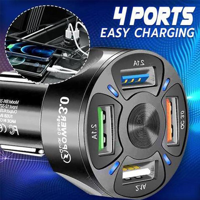 BowLift | 4-IN-1 Fast Charging Connector for Car