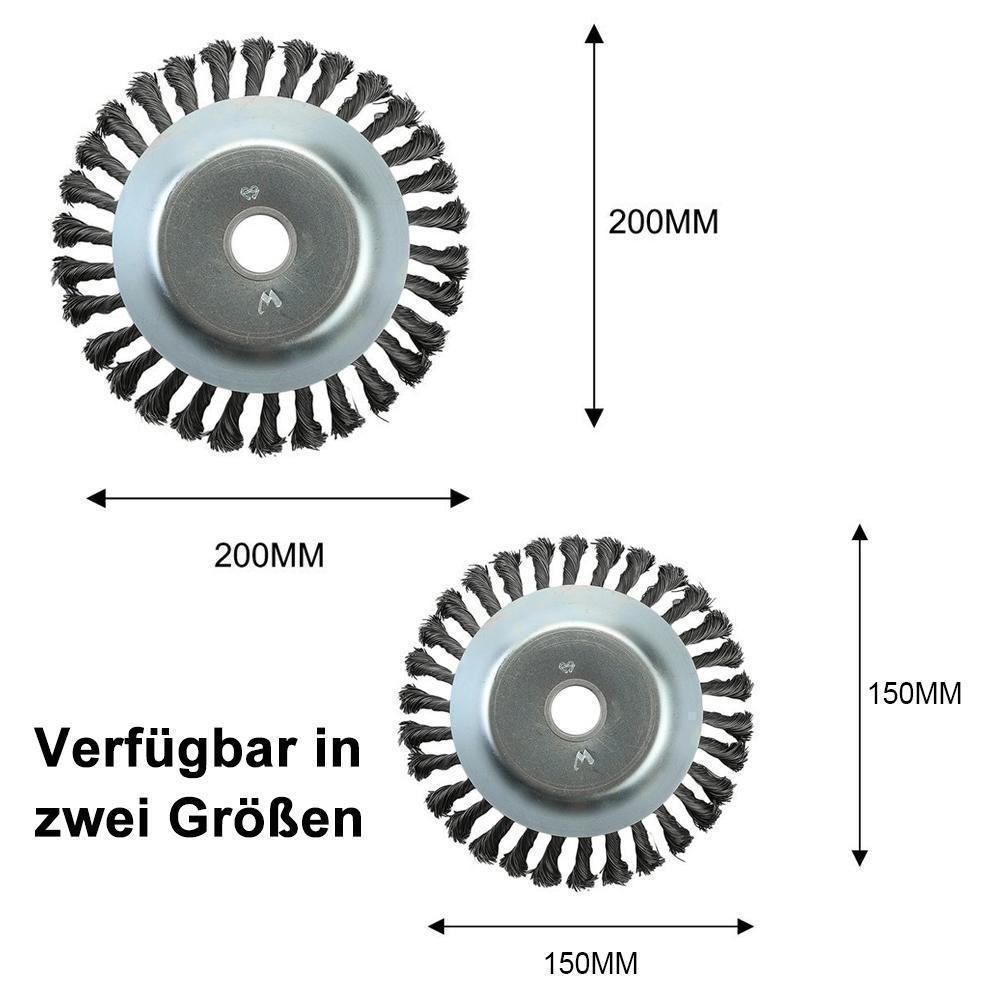 Weed brush for garden cleaner Bowlift