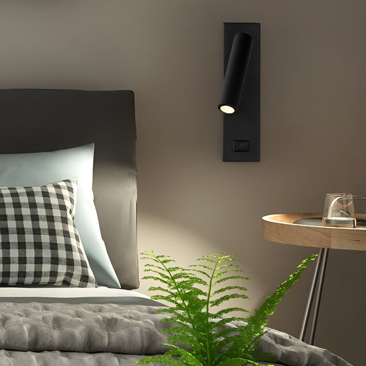 BowLift | ArtiLicht Luxury Wall Lamp with Adjustable LED and USB Charging Port