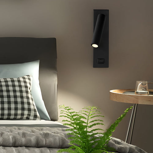BowLift | ArtiLicht Luxury Wall Lamp with Adjustable LED and USB Charging Port
