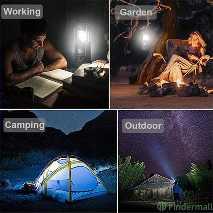 Outdoor LED Camping Light with Fan | Bowlift