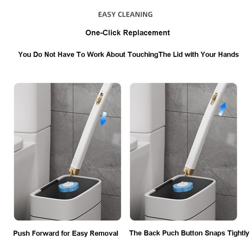 BowLift | Wall-Mounted Toilet Brush Set