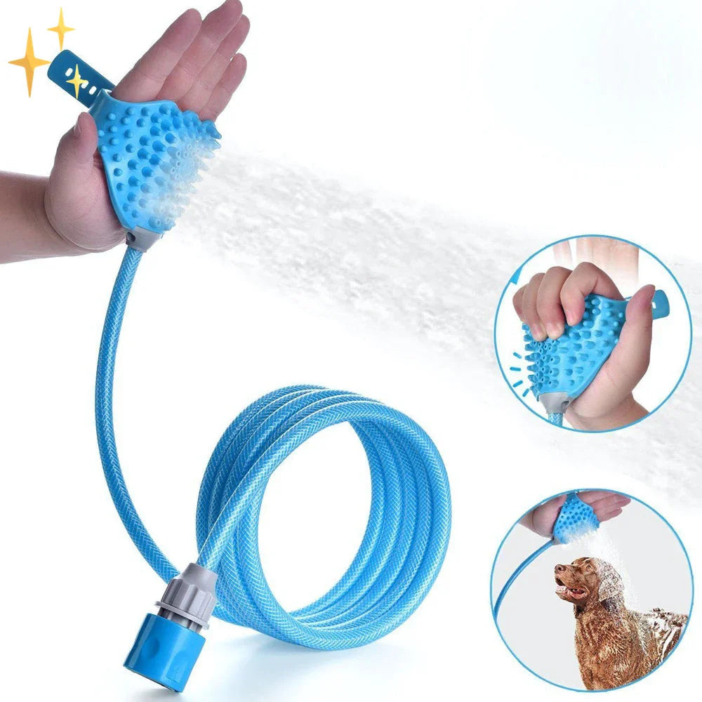 PetClean Glove with Integrated Brush and Hose Attachment Bowlift