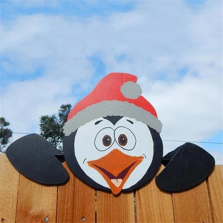 Christmas Themed Fence Decoration | Bowlift