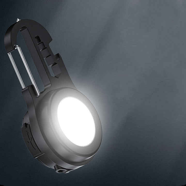 BowLift | Portable Rechargeable Multifunction Light on Keyring, with Screwdriver, Window Breaker, Bottle Opener