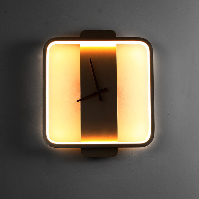BowLift | Luxe Clock-shaped LED Wall Lamp for Modern Interior