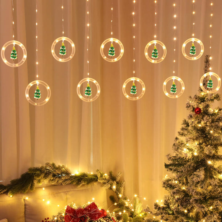 BowLift | Christmas Circle Doll Hanging Decoration 10 LED USB String Lights