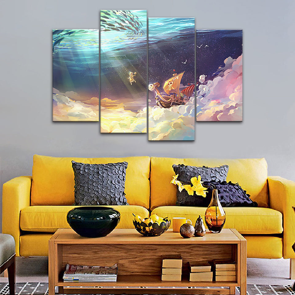 Sky To The Moon - Canvas Wall Art Painting | Bowlift