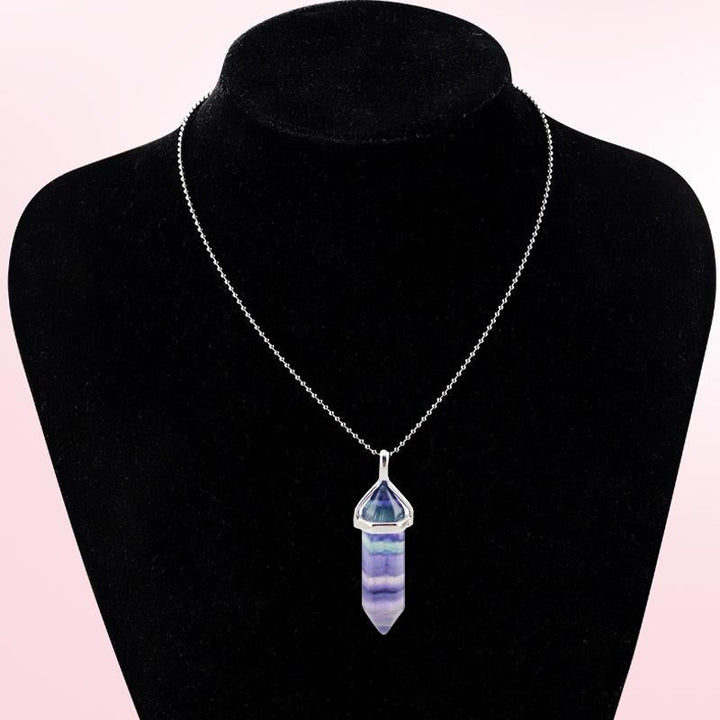 BowLift | Rainbow Fluorite Pendant Necklace