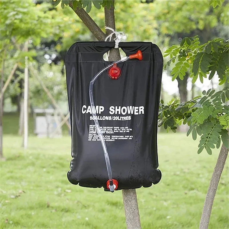 Portable Solar Heated Camping Shower Bag | Bowlift