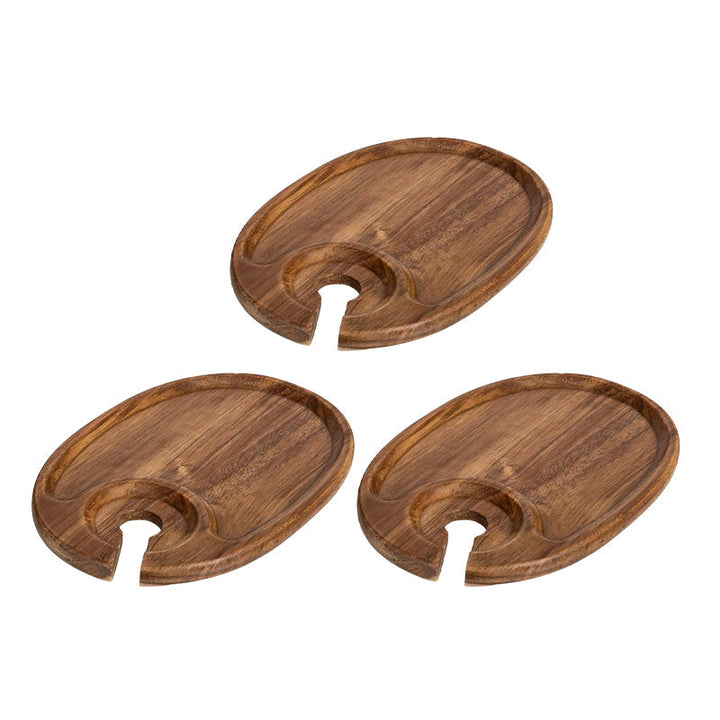 BowLift | Appetizer Plate with Wine Glass Holder