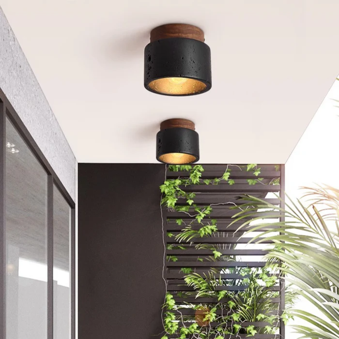 BowLift | Ceiling lamp with stone look