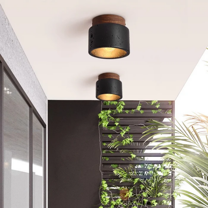 BowLift | Ceiling lamp with stone look