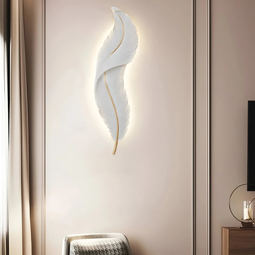 FeatherGlow – Dimmable Nordic LED Wall Light