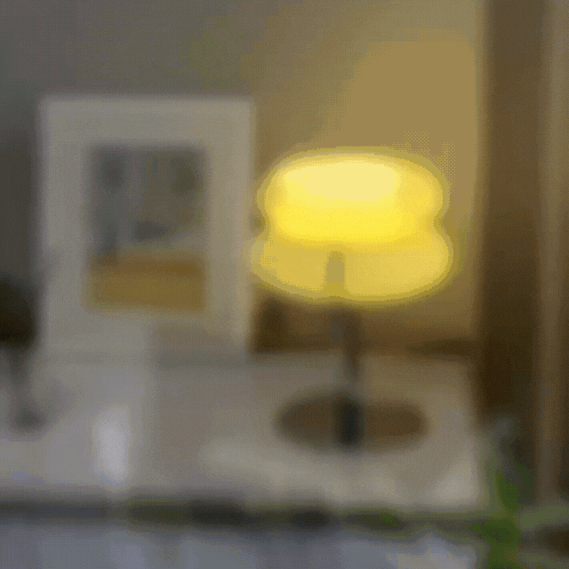 BowLift | Elegant Macaron Glass Table Lamp with USB - 3 Light Colors